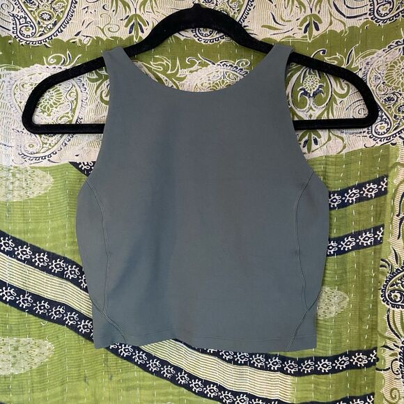 Lululemen Dark Forest Align High-Neck Tank Top Size 4 - Picture 4 of 16